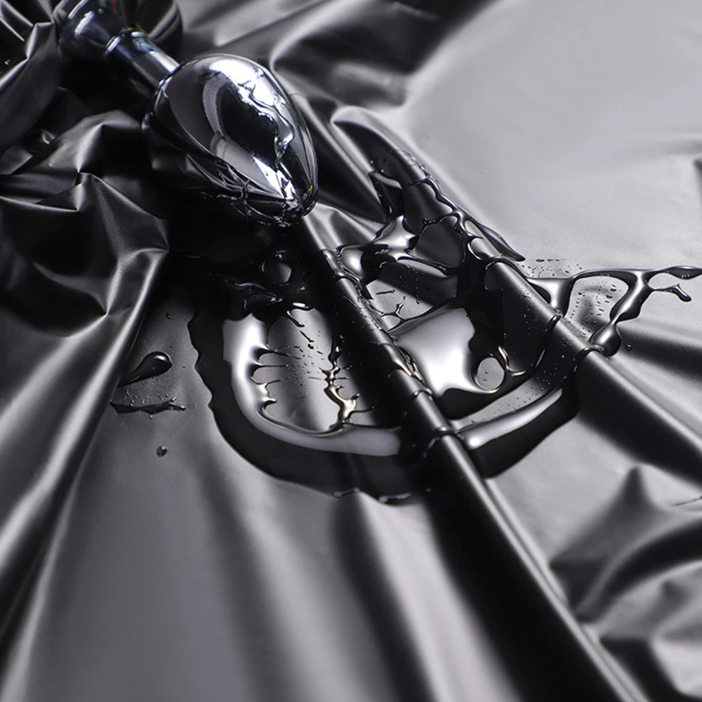 BDSM مقاوم للماء الكبار ملاءات السرير الجنس لعبة الجنس زيوت التشحيم غطاء سرير مقاوم للماء زوجين اللعوب Wetlook عبودية الرطب اللعب أداة الجنس #5