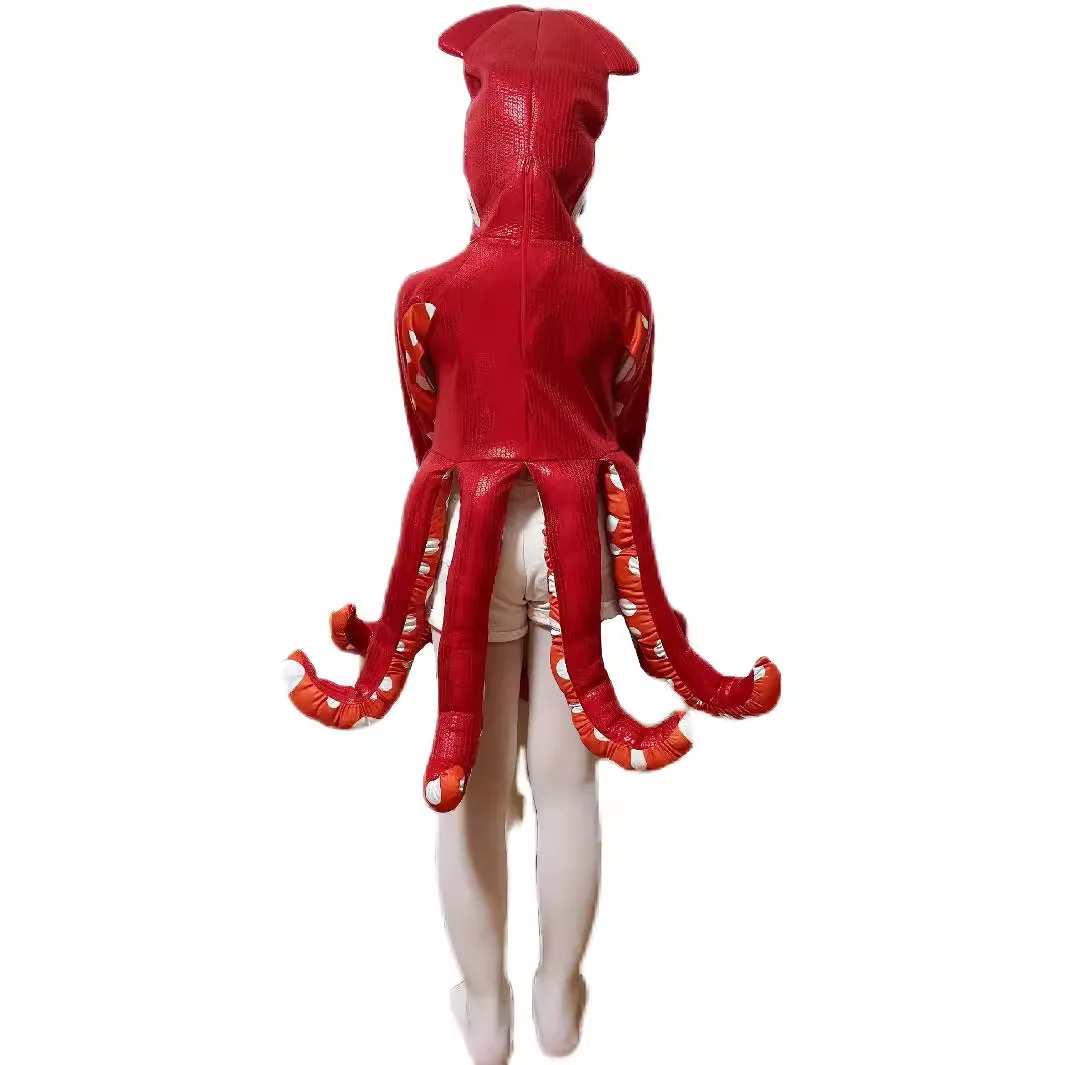 Fantasia de cosplay loween, fantasia infantil de poliéster, material tradicional chinês, roupas para performance em palco