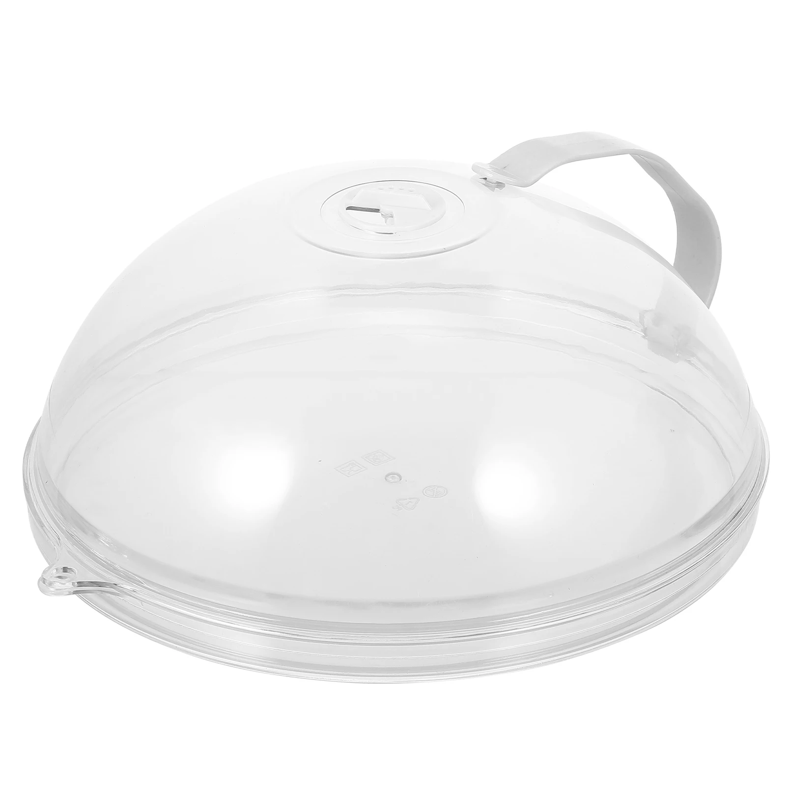 

With Easy-Grip Handles Steam Vents Pp Material Kitchen Time-Saving Toolmicrowave Microwave Oven Lid Plate Cover