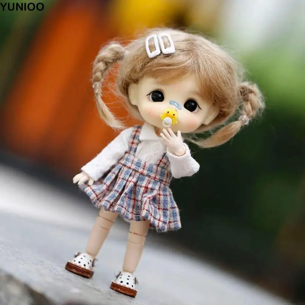 

1Pair Sandal Ob11 Handmade Shoes Cowhide Dress Up Casual Hole Doll Shoes Mini Cute Sandals Holala Boots Fans Collections