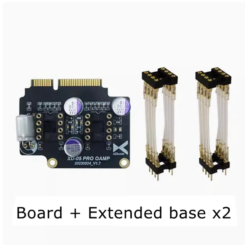 Imagem -04 - Oamp Decoding Fone de Ouvido Board Amplifier Padrão Mini Pci-e Estender Adapter Card Xduoo Xd05 Pro sem Amp op Xd05pro