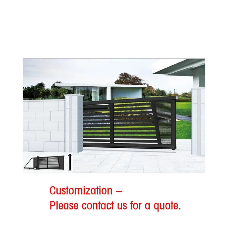custom.Prima Modern Design Aluminium Alloy Double Automatic Sliding Door Courtyard Entrance Openable Door