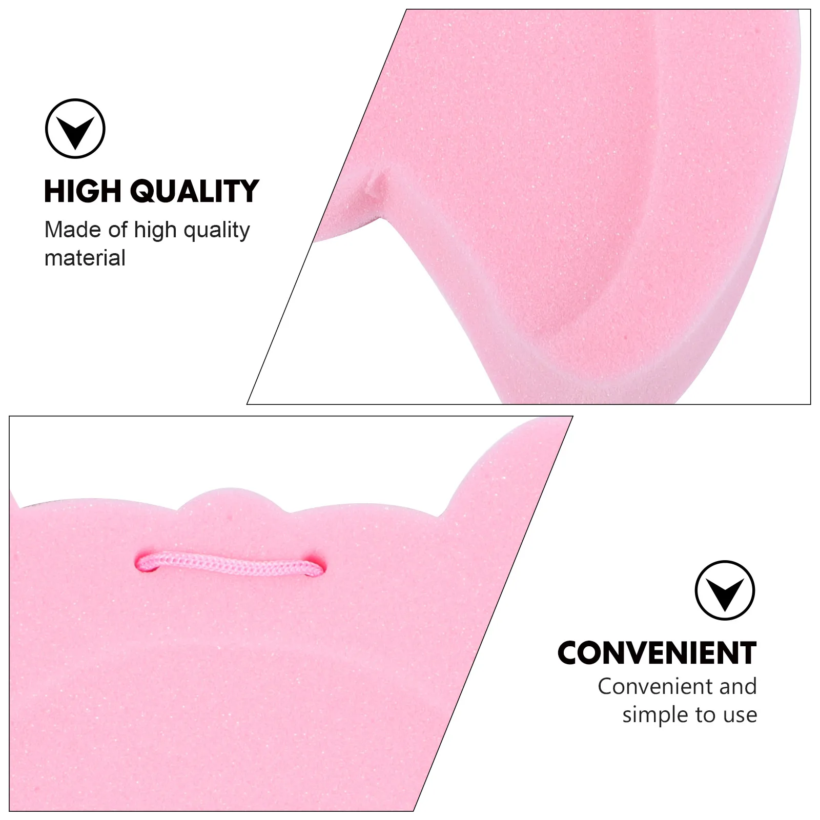 

Bath Sponge Pad Shower Headrest Cushion Pp Anti Slip Mat for Tub Soft