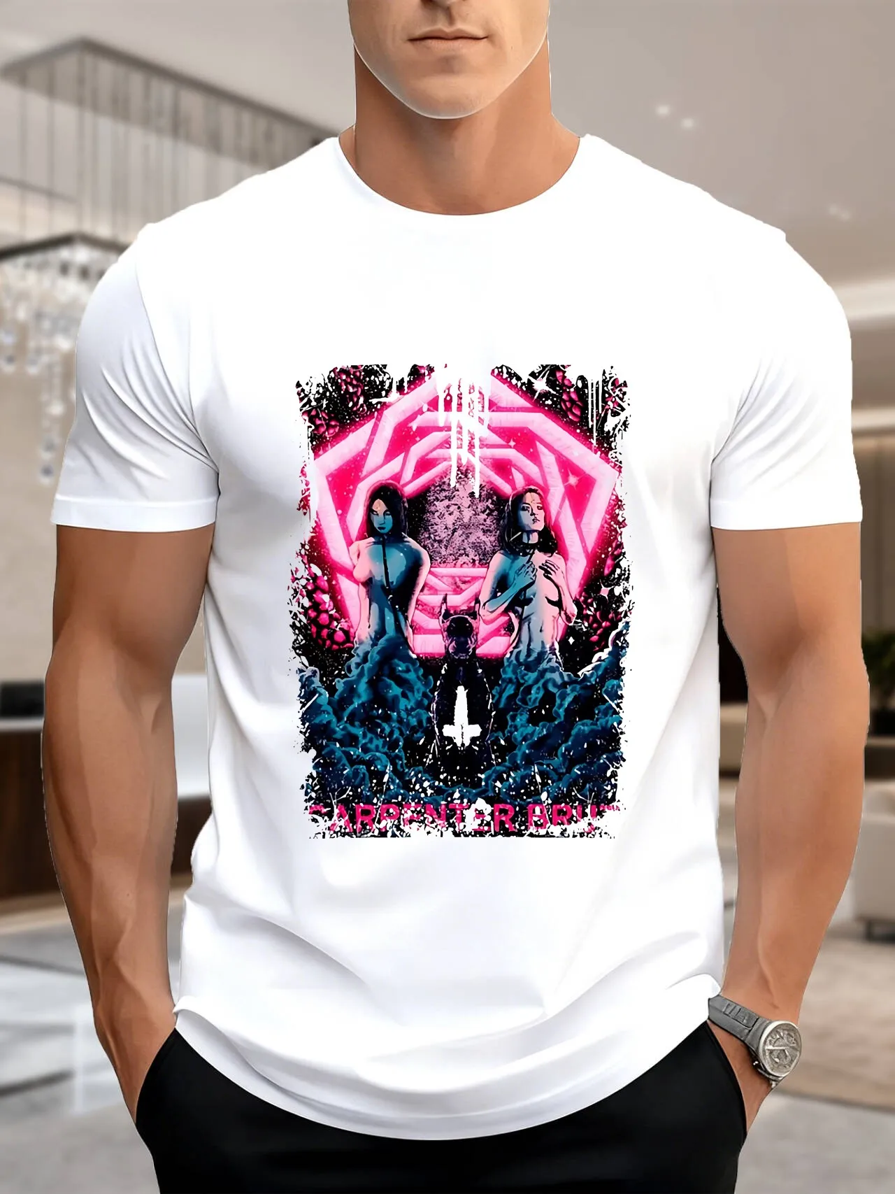 Nueva llegada moda carpintero Brutt peso pesado gran oferta Vintage divertida camiseta de moda para hombres