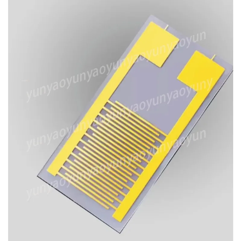 Flexible PET Interdigital Electrode Gas Humidity Sensor Chip for Wearable Devices
