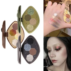 Girlcult Chameleon Eyeshadow Palette 4 Colors Waterproof Long Lasting Matte Shimmer Purple Smokey Highly Pigmented Makeup
