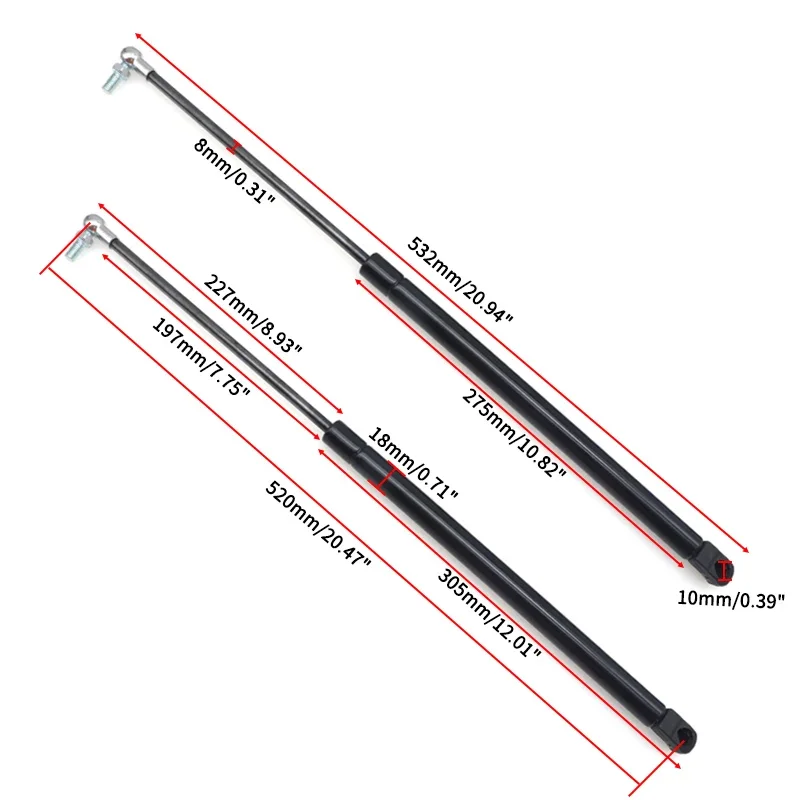 Car Front Bonnet Hood Modify Gas Struts Lift Support Shock Damper Bars Car Accessories For Hyundai Ix25 For Creta Cantu Absorber