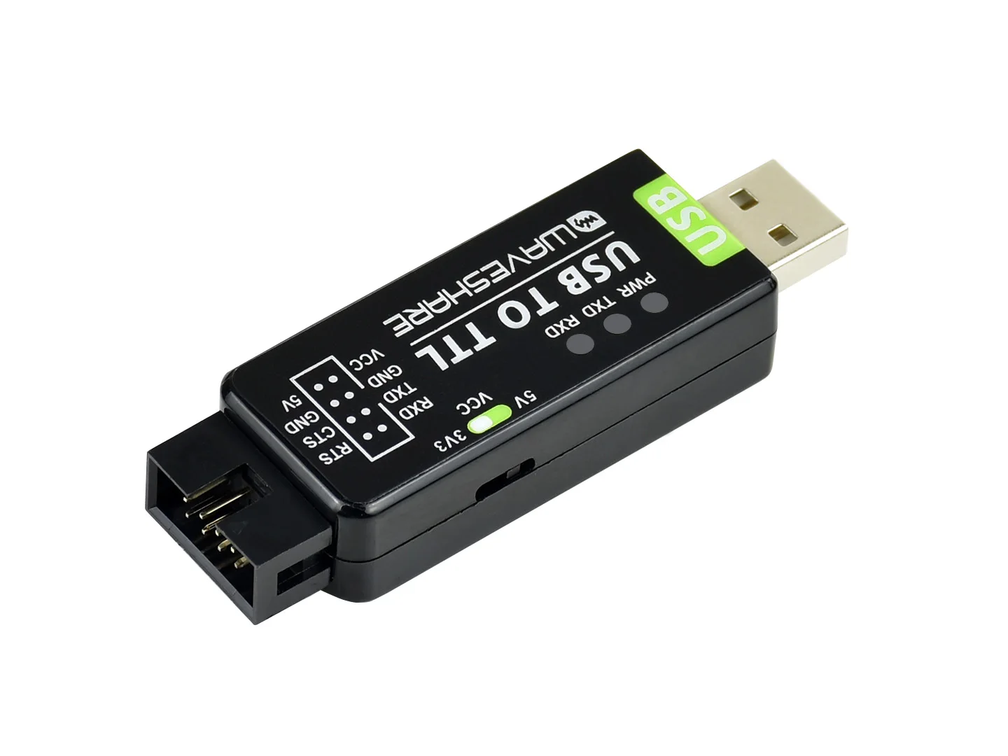 Waveshare Industrial USB TO TTL Converter Onboard Original FT232RL Multi Protection Circuits & Systems Support