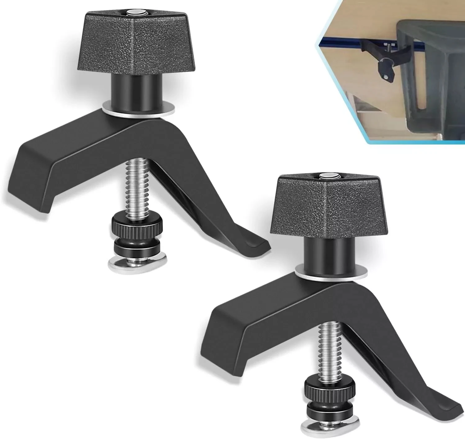 

KMA7520 Universal Track Clamps Used for Accu-Cut Products, Adaptive Cutting System, A Shop-Made Jig or Fixture, for Kreg Trak