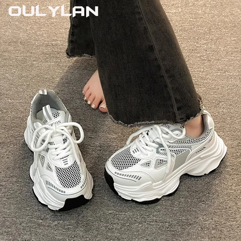 

NEW Female Sports Running Shoes Sneakers Shoes Ladies Classic Luxary Thick Sole Women's Chunky Casual Fitness Vulcanize Shoes