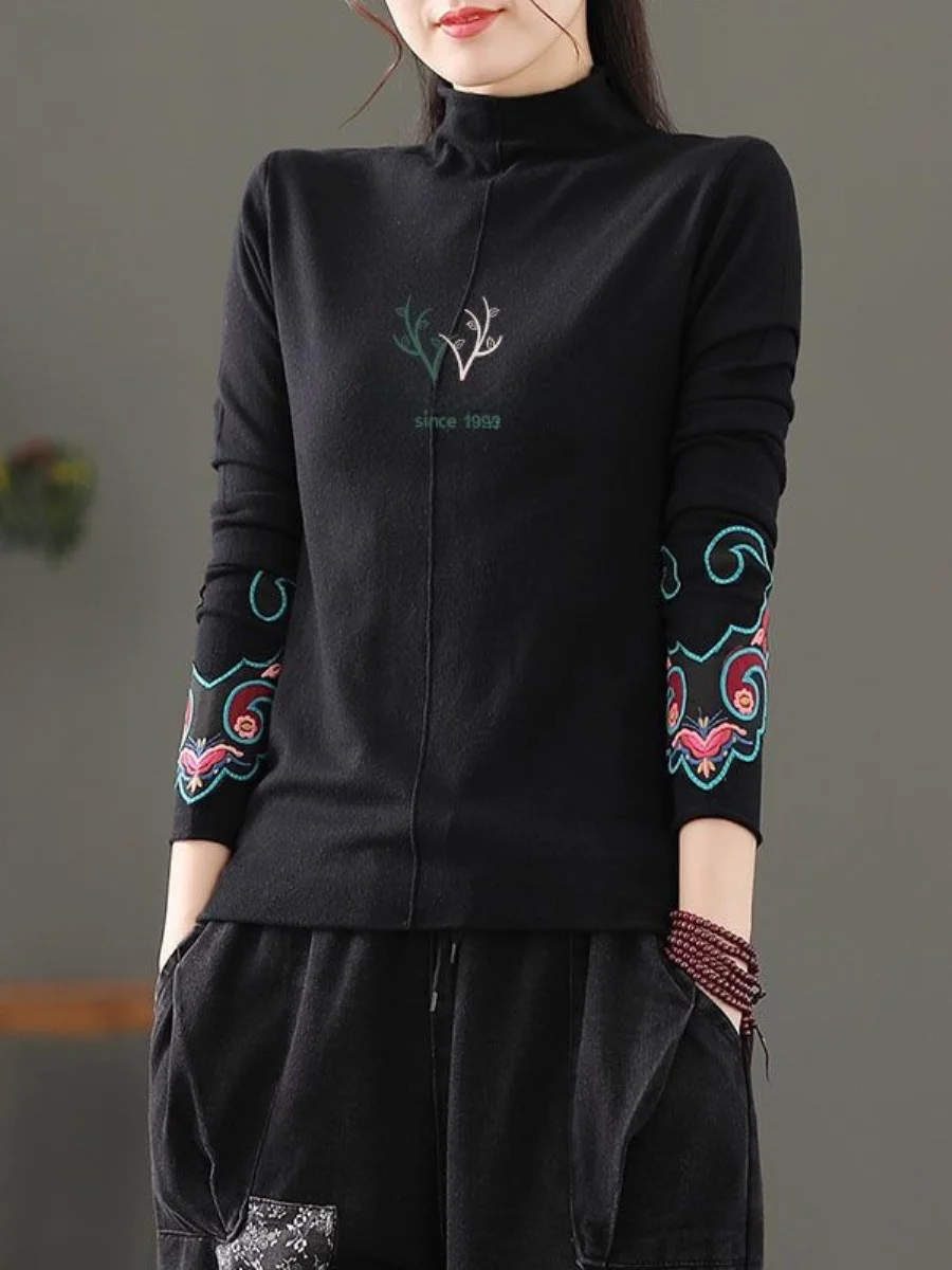 

Women's Loose Fit Long Sleeve Parka Coat Autumn Winter Fashion 3D Printed Inner Other Material Traditional Style Top
