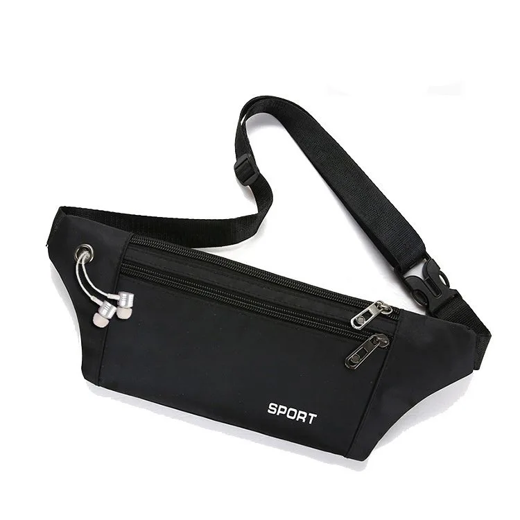 Riñonera deportiva para correr para hombre y mujer, bolso de cintura impermeable para teléfono móvil, bolsa oculta para gimnasio, novedad