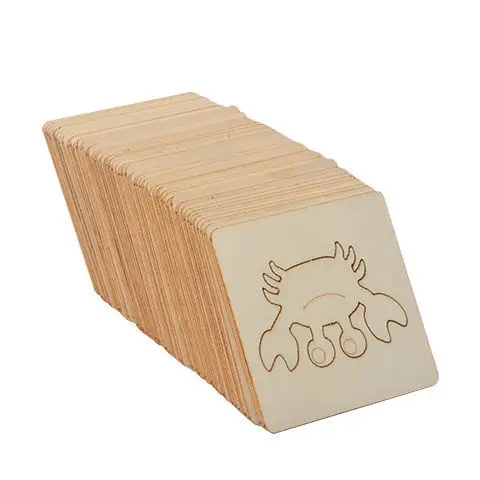 32pcs Montessori Kids Toys Wooden DIY Drawing Template Stencils Learning Educational Painting Graffiti Hollow Wooden Gift Toys