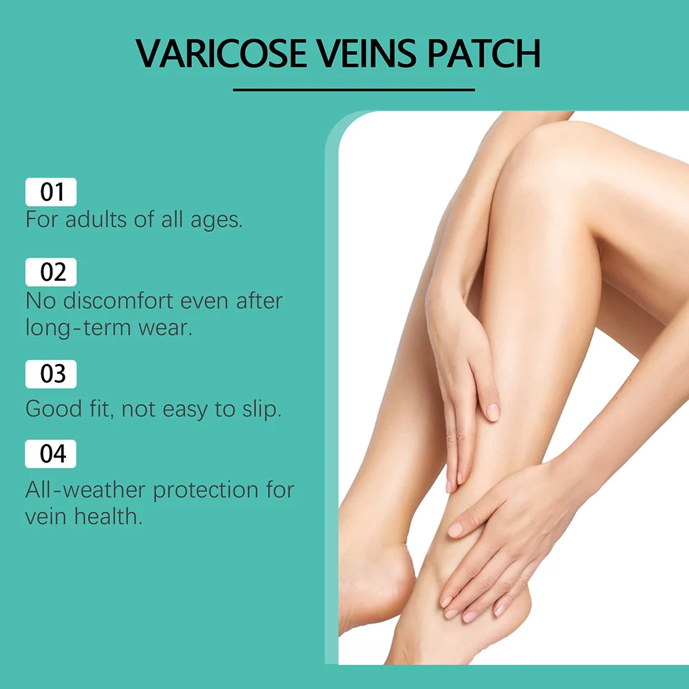 8pcs/Box Vein Target Patch Varicose Veins Treatments For Leg Natural Ingredients Leg Treatments For All Skin Types view 5