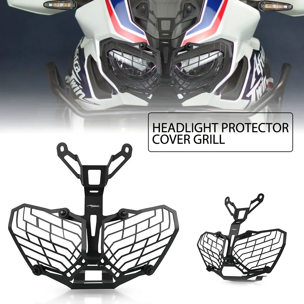 

For Honda CRF1000L CRF 1000 L Africa Twin ADVENTURE ADV Sports 2015 - 2019 2020 2021 Motorcycle Headlight Protector Cover Grille