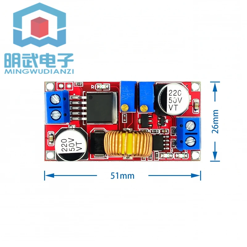 Constant Current Constant Voltage High Current 5A Li-ion Battery Charging LED Driver Power Module