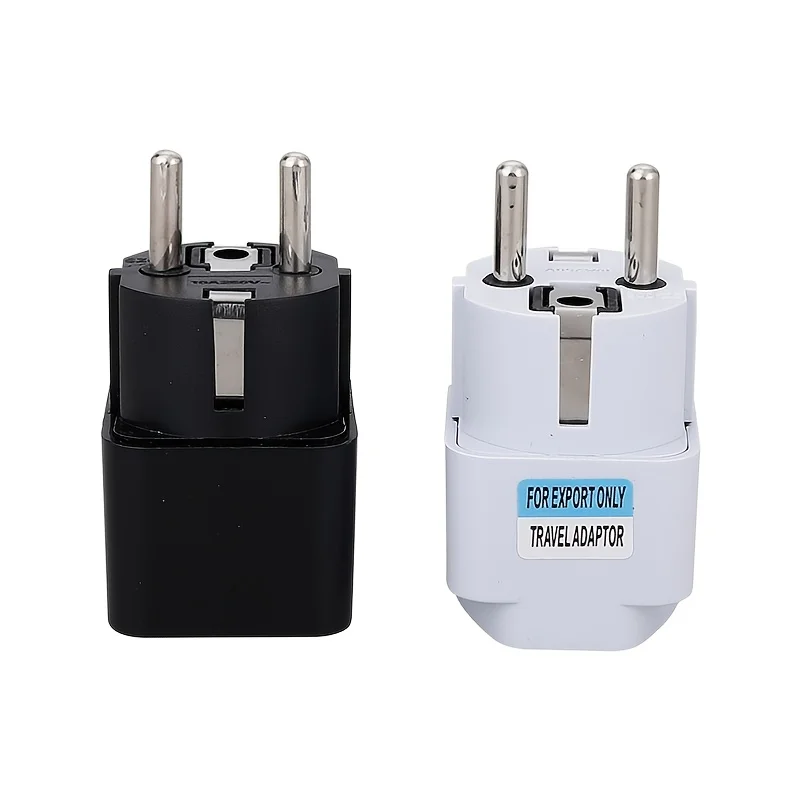 Universal EU German Conversion Plug Adapter European Germany Australia Chinese Power Socket White Travel Conversion Plug