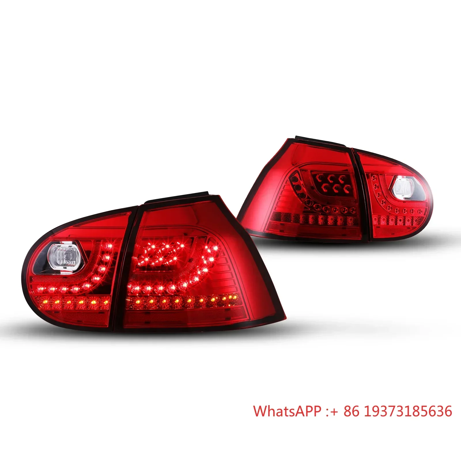 Winjet Factory price Auto light Car rear Lamp Full Led Tail lights For Volkswagen VW Golf 5 mk5 gti 2003-2008 taillights