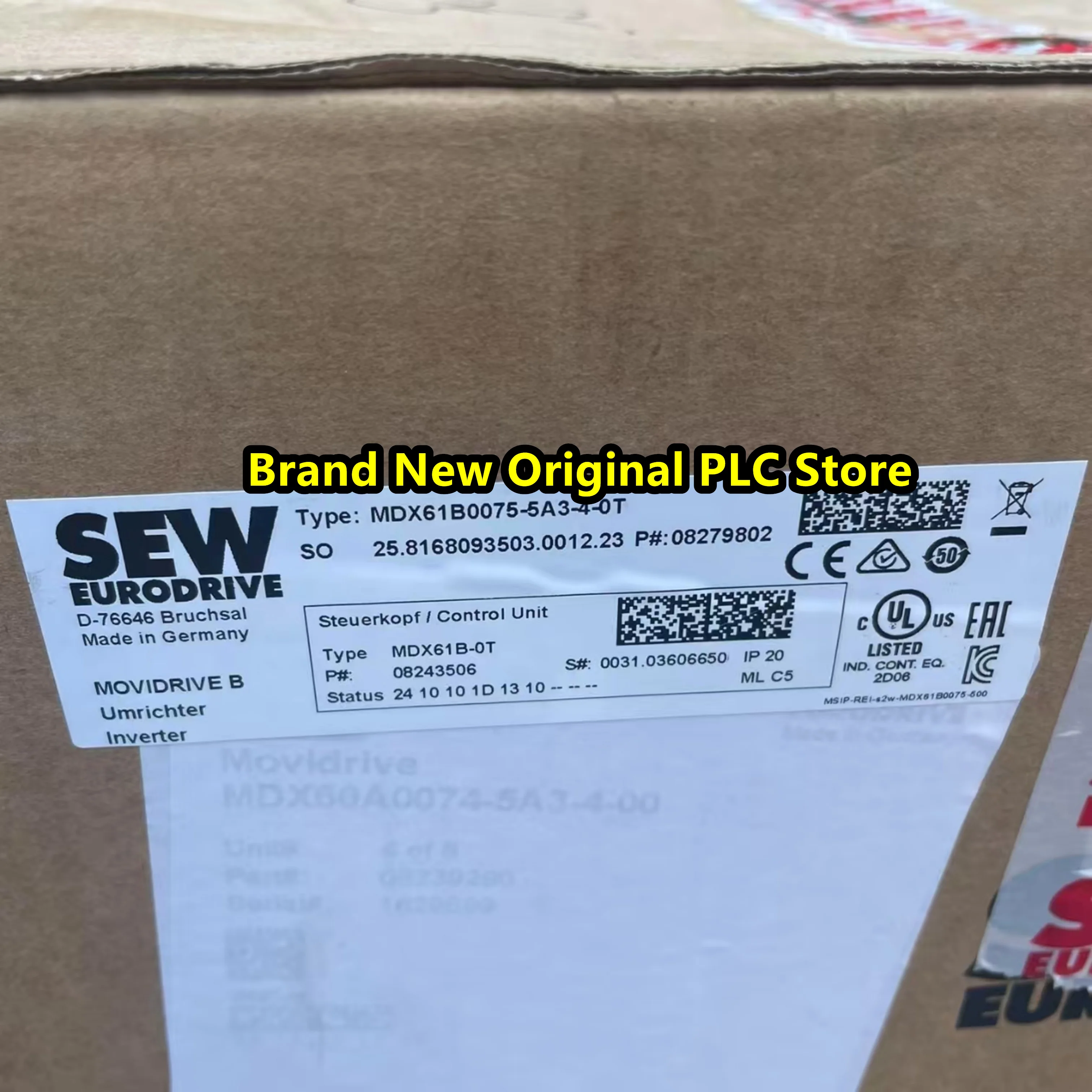 

MDX61B0075-5A3-4-0T new Original