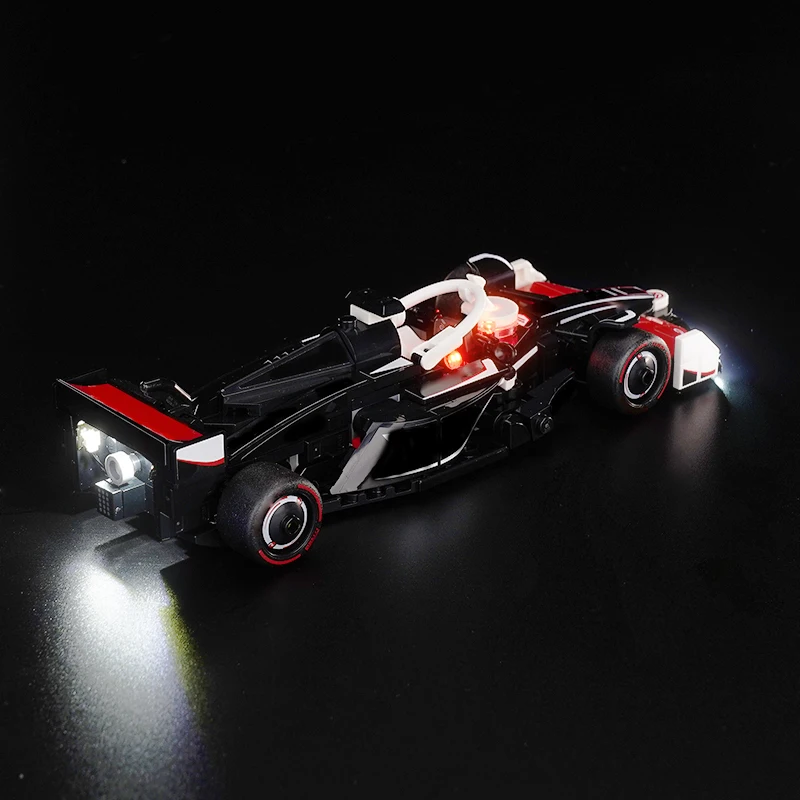 Set di illuminazione LED Lazishi 77250 adatto per MoneyGram Haas F1 ®    Regalo per l'illuminazione dell'auto da corsa Team VF-24 (escluse blocchi)