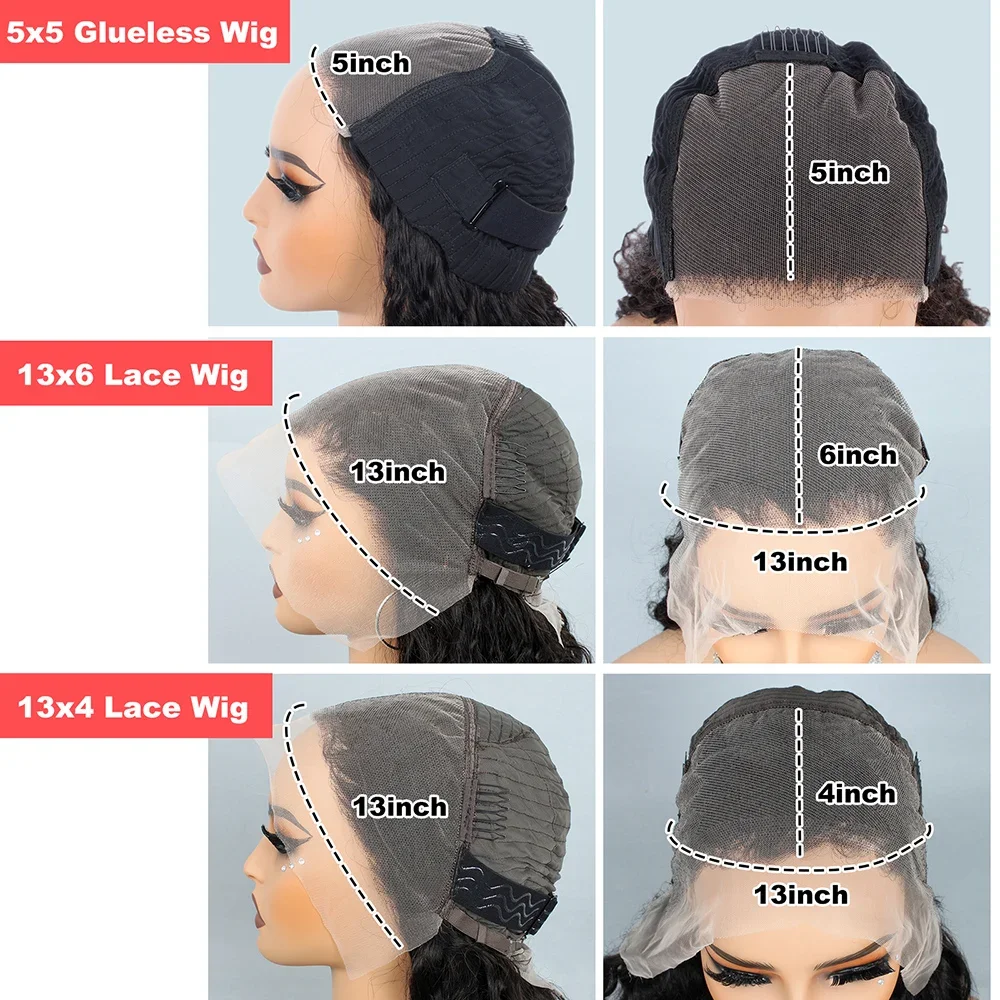 Parrucche per capelli umani vergini brasiliani ricci crespi HD pizzo trasparente 13x6 13x4 parrucca anteriore in pizzo capelli umani ricci per le donne pre pizzicate