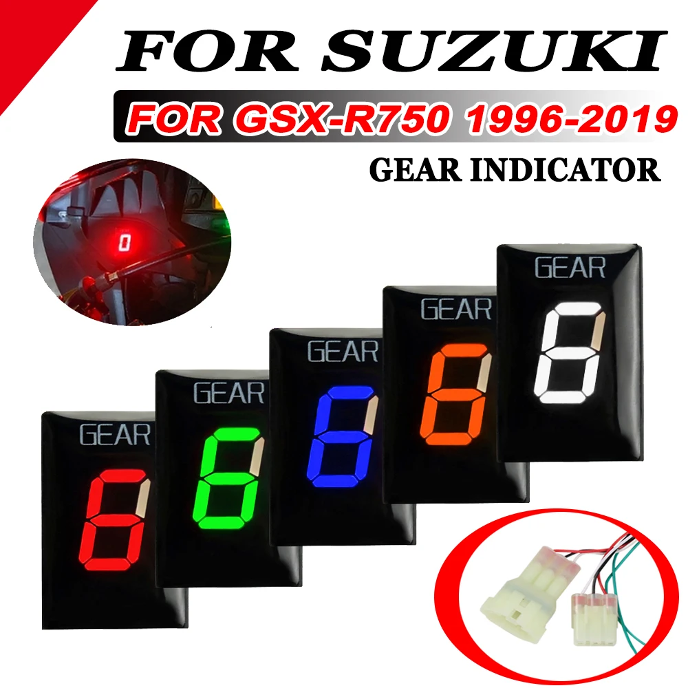 

For Suzuki GSX-R750 GSXR750 GSXR 750 1996 - 2016 2017 2018 2019 Special Motorcycle Accessories LED Gear Indicator Speed Display