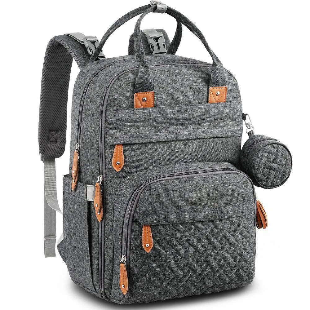 New Baby Diaper Bag Maternity Backpack Large Capacity Travel Bag Stylish Shoulder Bag Travel Backpack