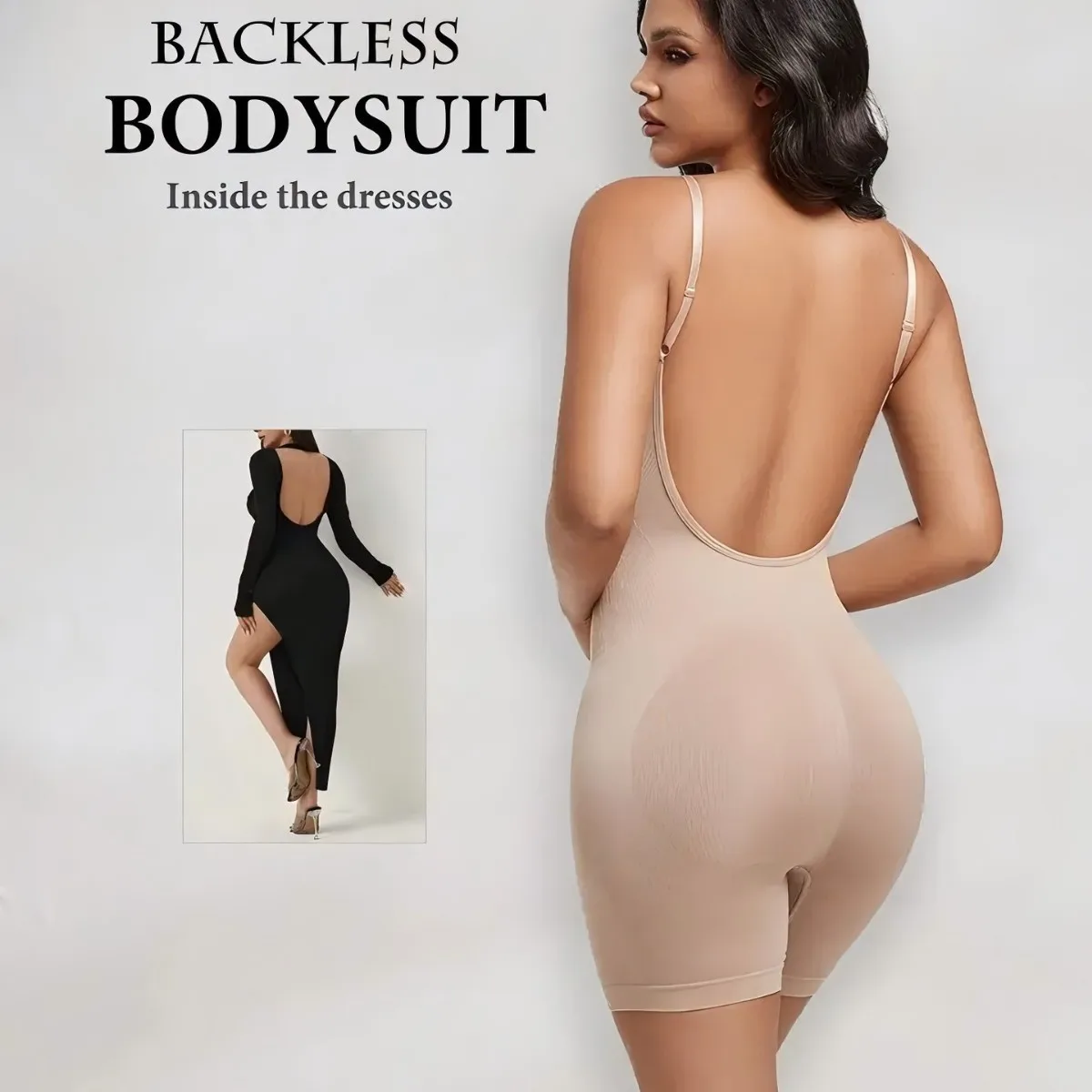 Slimming Bodysuit Women Reducer Woman Seamless Black Color Tummy Control Butt Lifting