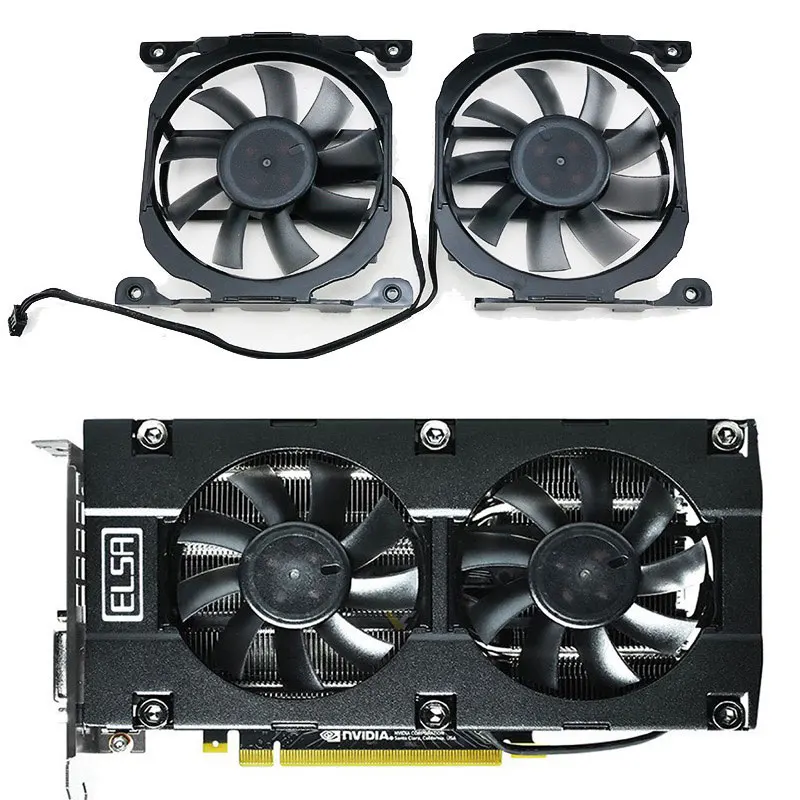 

New ELSA GTX2060 2070 1660 1660TI 1060 graphics card fan, CF-12815S graphics card heat sink fan