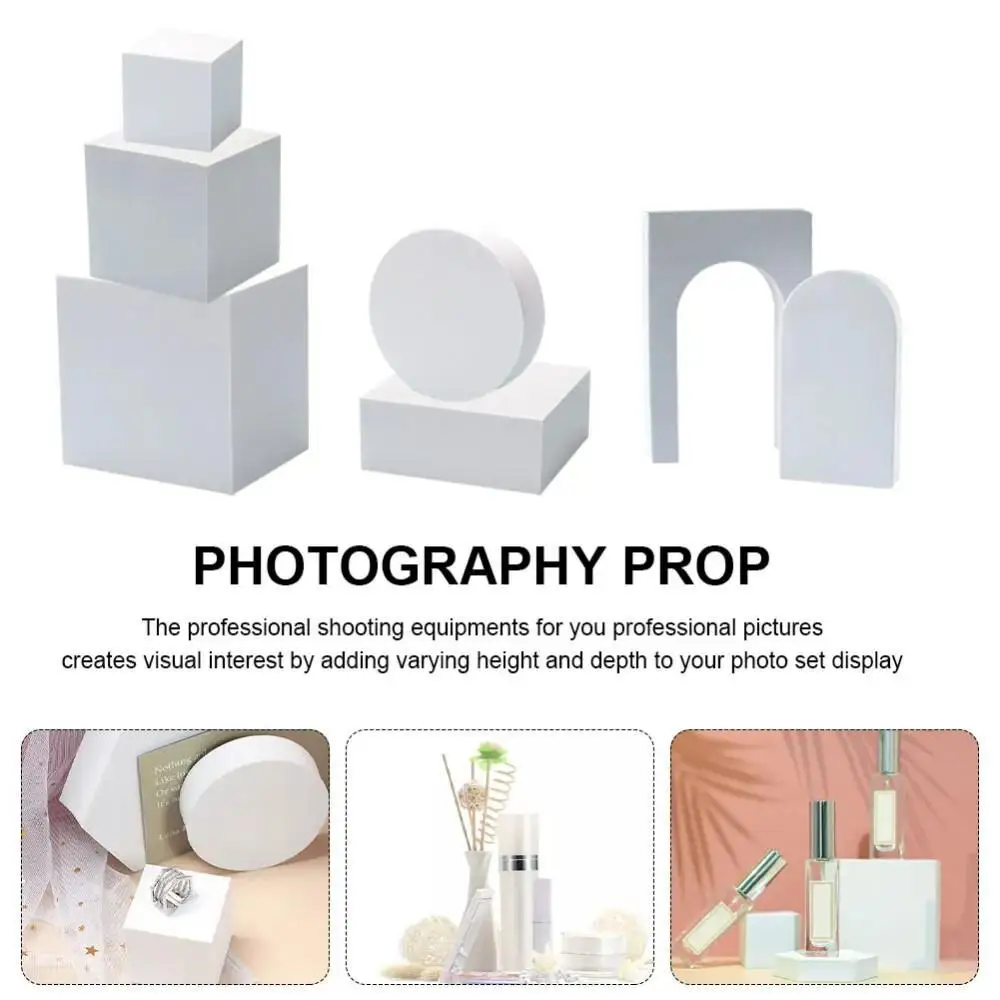 10pcs/Set Foam Geometric Cube Photography Backdrops Props Photo Background Decoration Still Life Photographic Studio Accessories