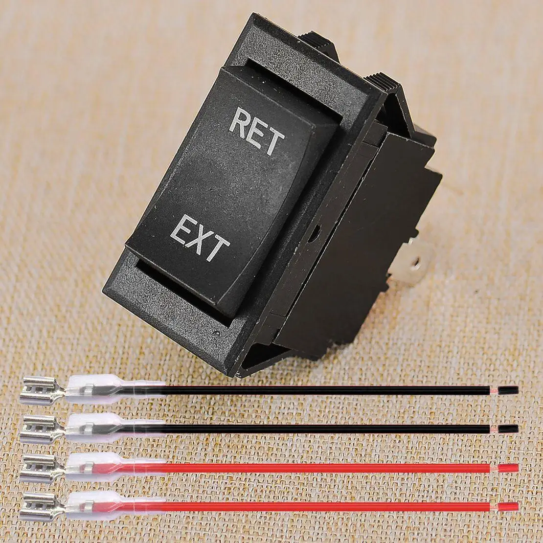 RV Trailer Power Jack Switch with Cable Wire Replacement Fit for LCI Lippert Recpro F2C Atwood & Others New
