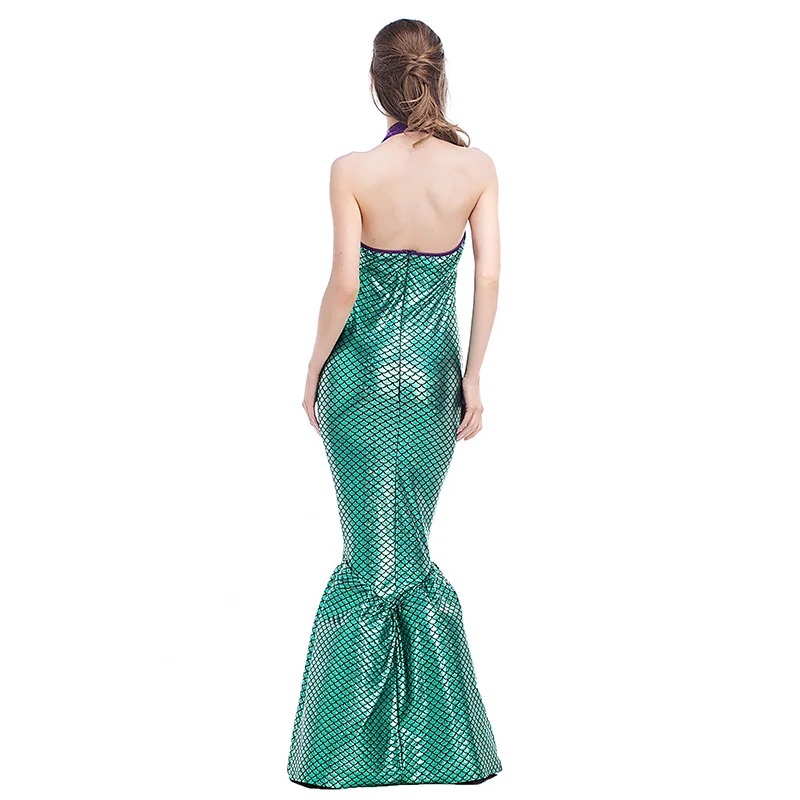 Costume da sirena per feste di carnevale Costume da donna di Halloween sirene Cosplay Fancy Dress