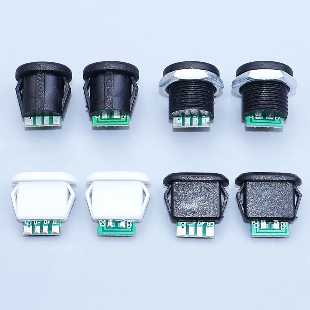 Type-C Female Socket 6 Pin Waterproof Connector USB-C Charger Interface Plug Charging Jack Welding Wire Port Power Socket