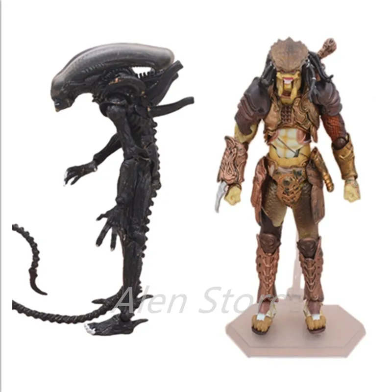 

Инопланетянин фигурка Sp-108 Predator 2, экшн-фигурки Takayuki Takeya, игрушки, статуэтка, модель куклы, Коллекционные детские подарки