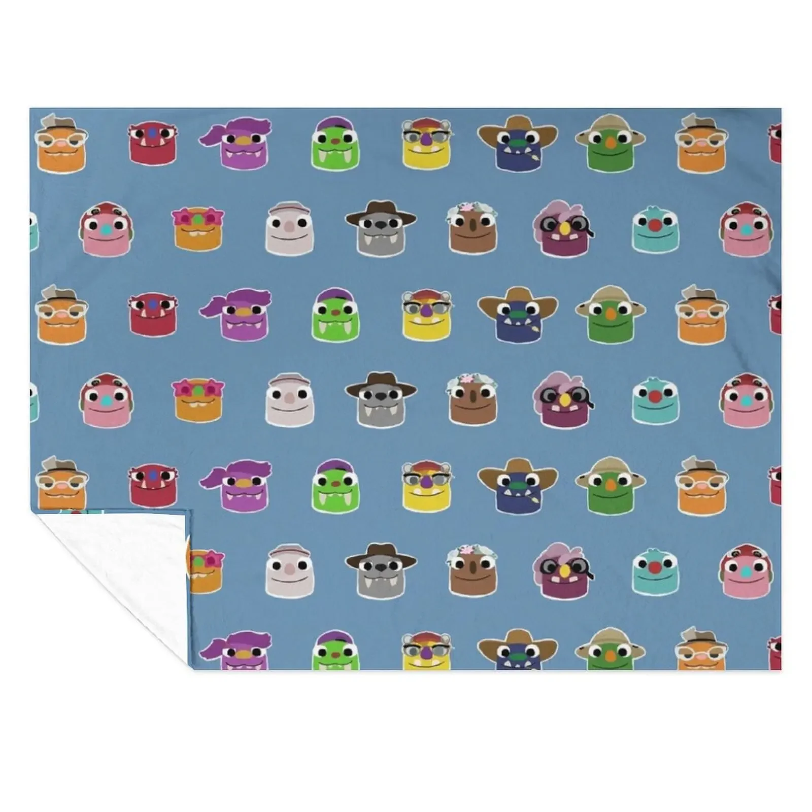 

Bugsnax - All grumpuses Throw Blanket Sofas Blankets For Bed Thermal Retros Blankets