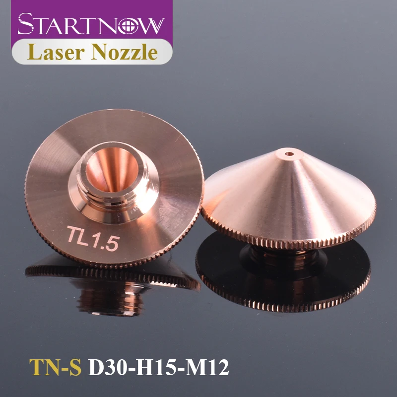 Boquillas láser Startnow de una sola/doble capa TN-S TN-D de alta calidad y duraderas, adecuadas para productos con cabezales de corte láser de fibra