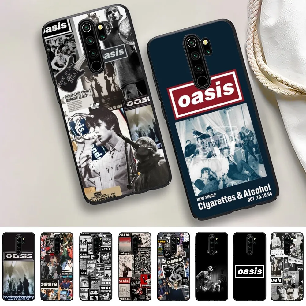 O-Oasis Band Phone Case For Redmi 5 6 7 8 9 10 plus pro 6 7 8 9 A GO K20 K30 K40 pro plus F3 Fundas