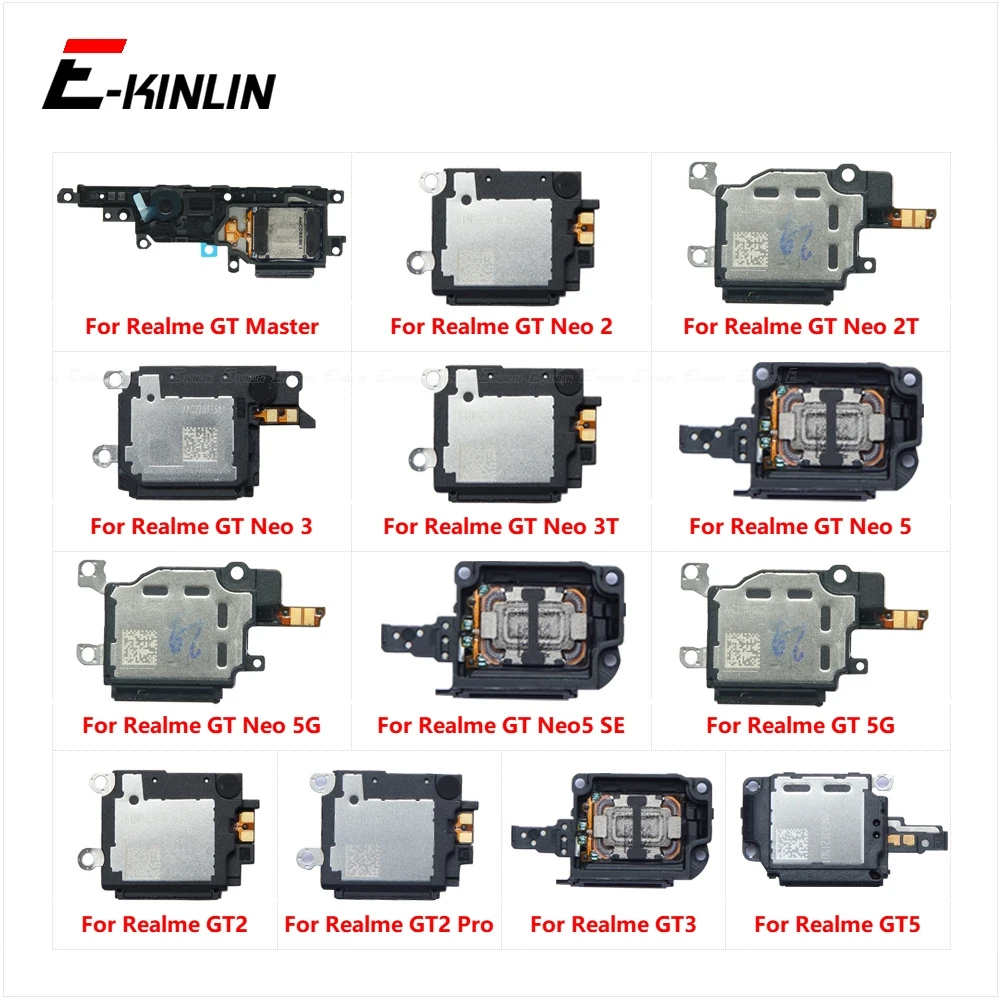 Loudspeaker For OPPO Realme GT Master Neo 2 2T 3 3T 5 Neo5 SE GT2 Pro GT3 GT5 5G Loud Speaker Buzzer Ringer Flex Parts