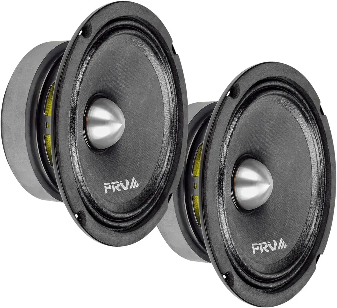 

6.5 Inch High-Performance Car Audio Midrange Speaker Pair, 4 Ohm 400 Watts for Enhanced Sound Quality