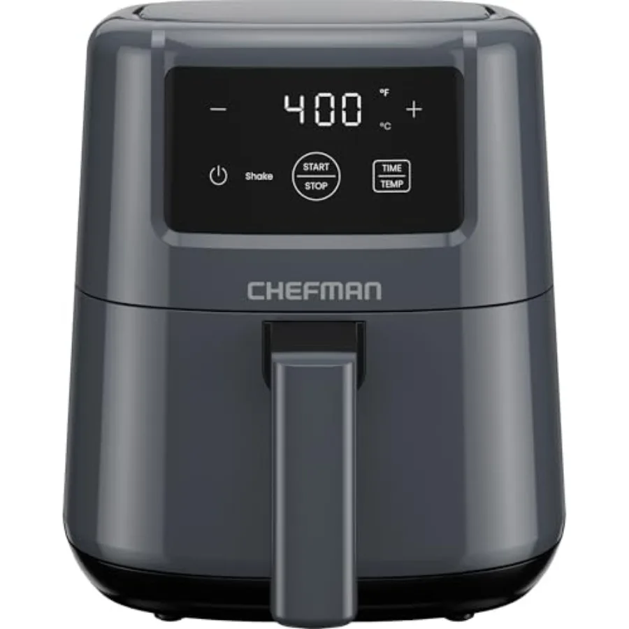 

2 Qt Mini Air Fryer Digital Space-Saving Compact Air Fryer with Nonstick and Dishwasher Safe Basket, Quick and Easy Meals in Mi