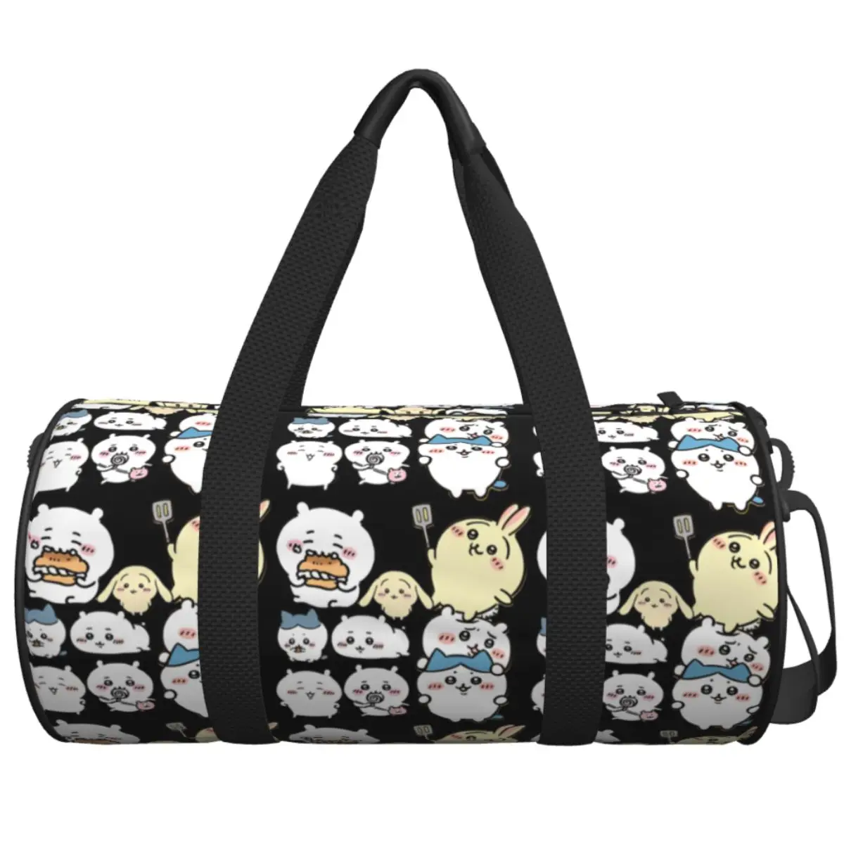 

Men Travel Bag Anime Chiikawa Kawaii Gym Bag Large Outdoor Design Handbag Vintage Luggage Sports Bag