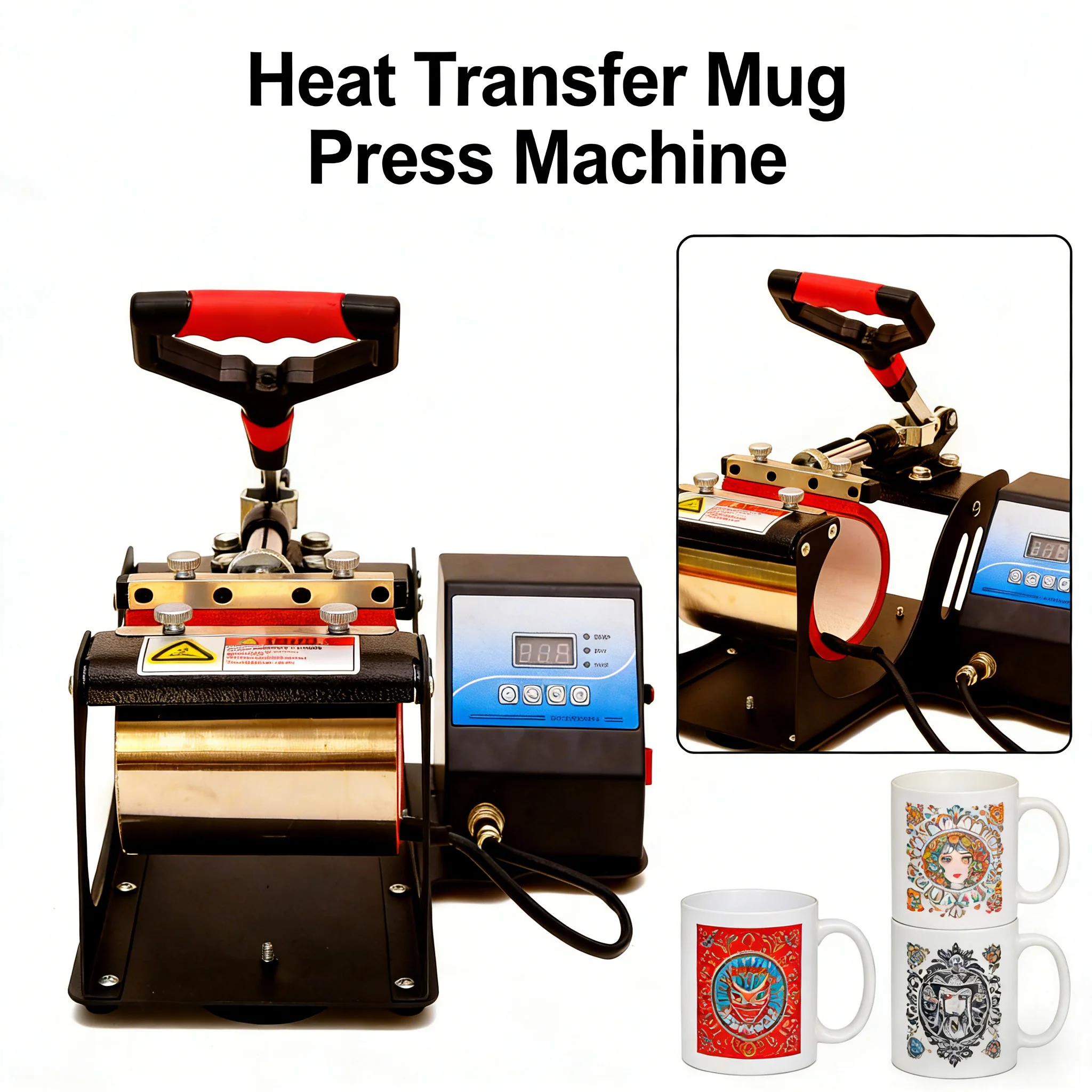 

Термопресс для кружек ST-220 11 унций, цифровой термопресс для кружек, сублимационный пресс для волшебных кружек