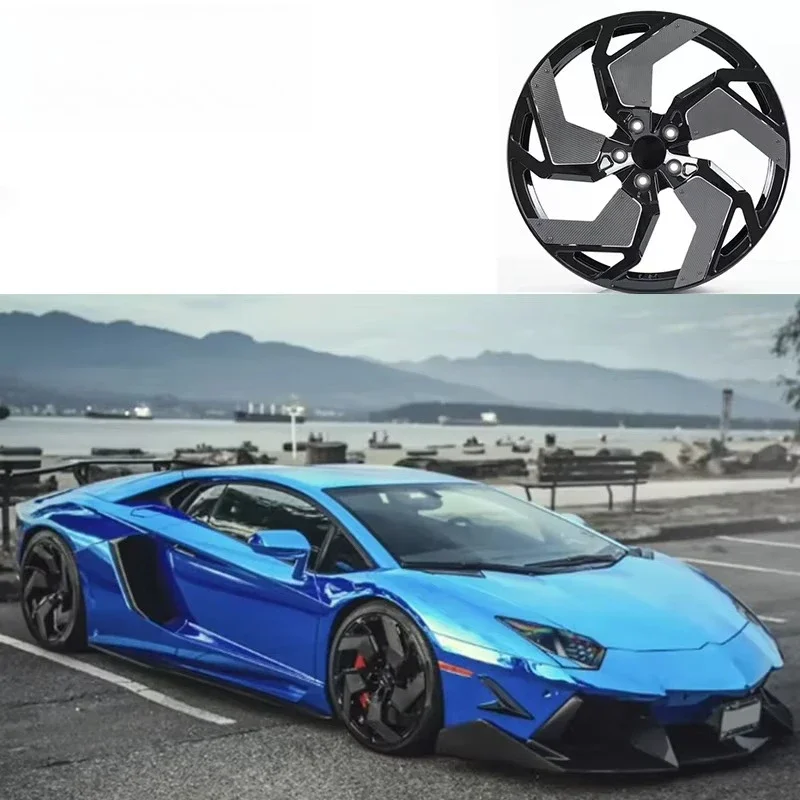 Wheel Hub LP700 Carbon Fiber 20-21Inch Rims Forged Wheels for Lp700 With Carbon Fiber Vents