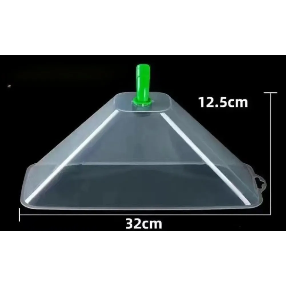 Transparent Windproof Sprayer Head With Filter Fan Shape Nozzle For Agricultural Electric Irrigation Gardening For M14 1.5 Threa