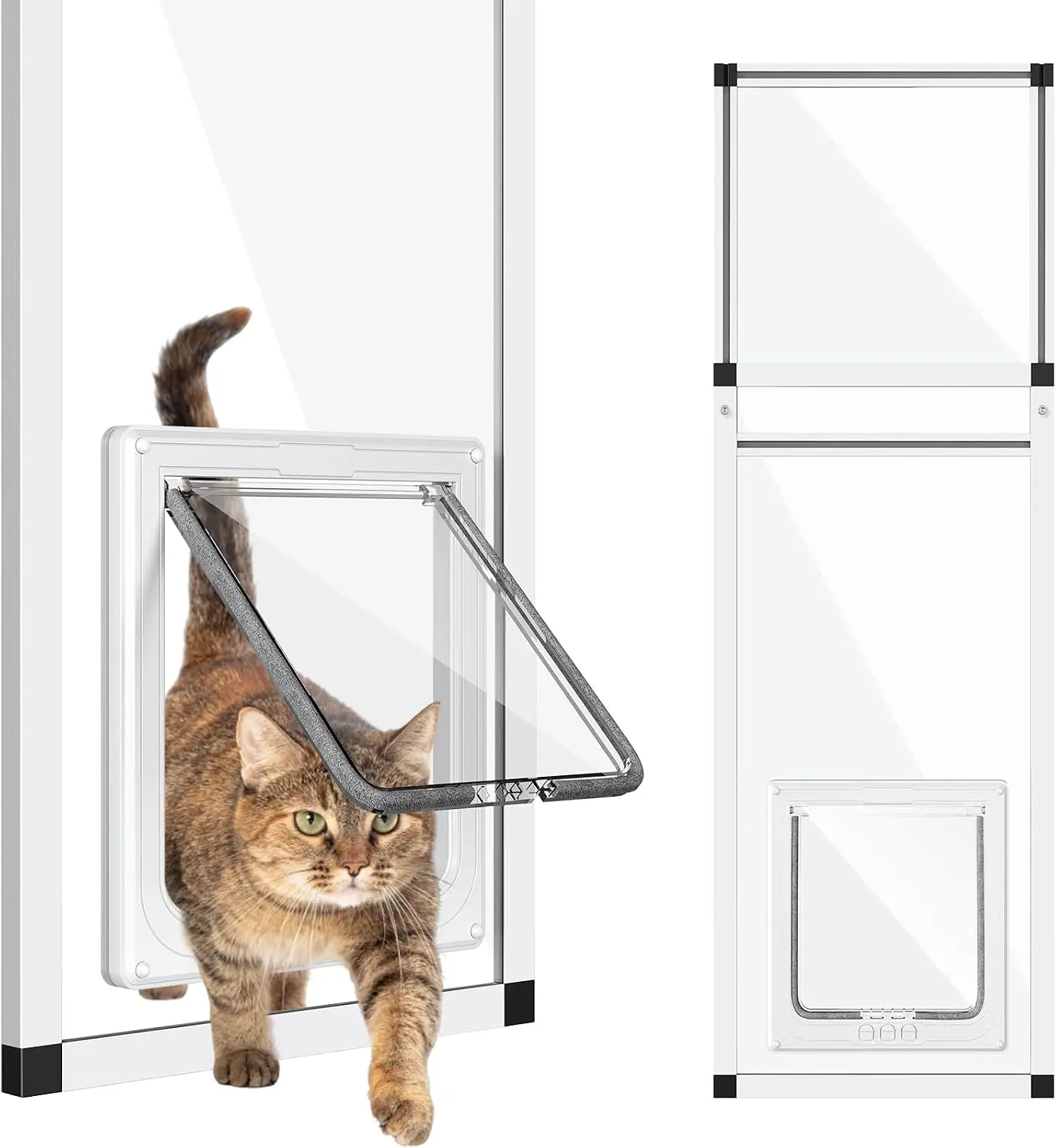 Vertical Cat Door for Window,31