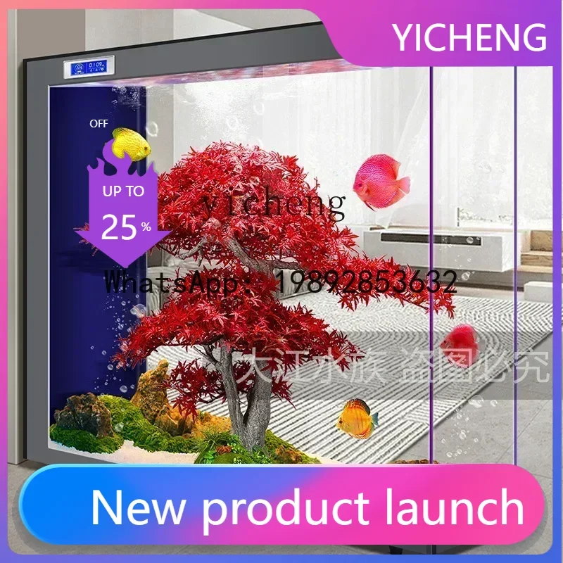 

X7 lazy water-free living room medium and large floor self-circulation ecological aquarium fish tank