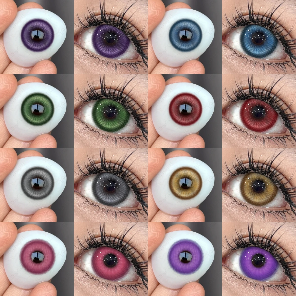 Eyeshare Nieuwe Cosplay Gekleurde Pupillen Voor Ogen Kleur Contactlenzen 2 Stuks Rode Anime Mooie Pupillen Blauwe Contacten Groene Ooglens