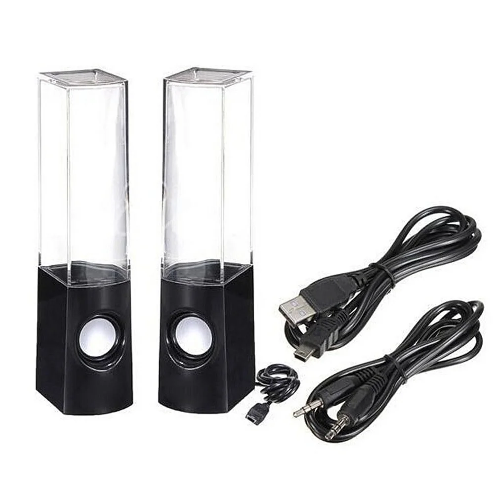 

Fountain Speakers 3W Hd Rgb Led Stereo Sound For Phone Pc Laptop Desktop Music Fountain Speaker Computer