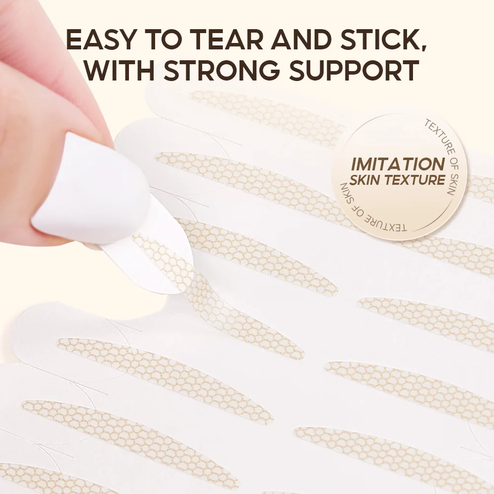 120 PCS Double Eyelid Stickers Natural Invisible Long-lasting Shaping Big Eye Beauty Tapes For Single Eyelid Person Eye Makeup