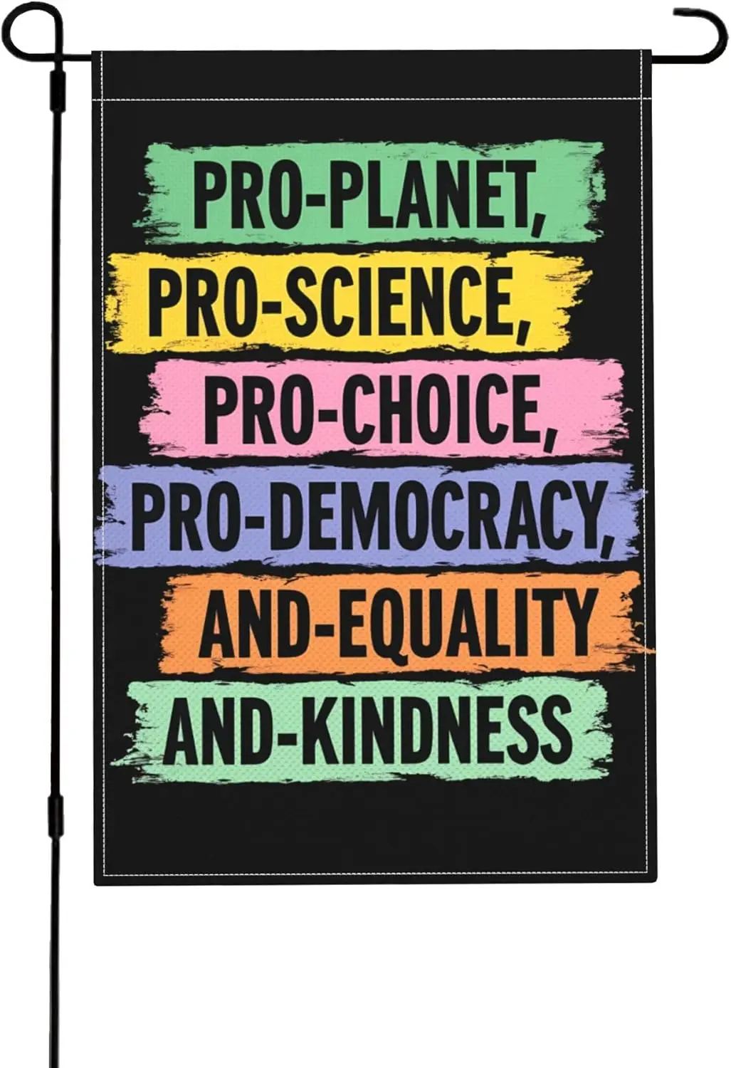 Kindness Science Is Real Diversity Equity and Inclusion Flag 12x18 Democracy Protest Garden Flags Double Sided Burlap Yard S SSL